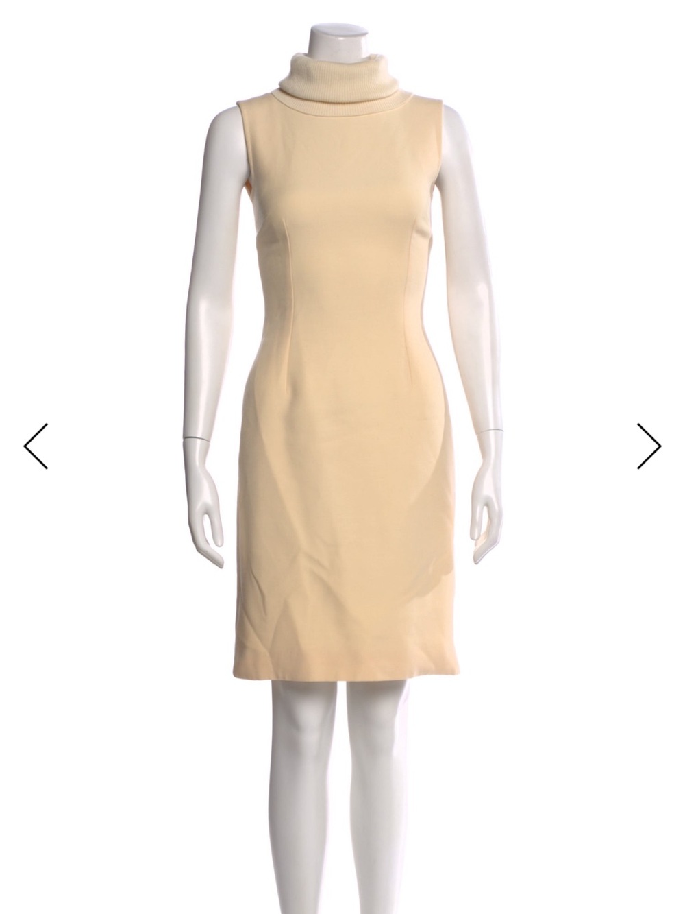Dolce and Gabbana Wool Knee Length Dress